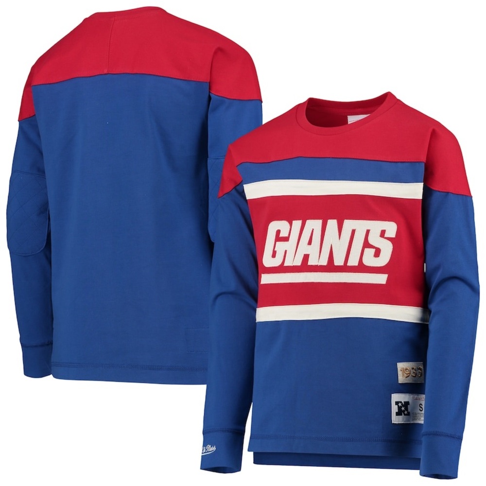 MITCHELL & NESS New‎ York Giants Mitchell & Ness Long Sleeve T-Shirt